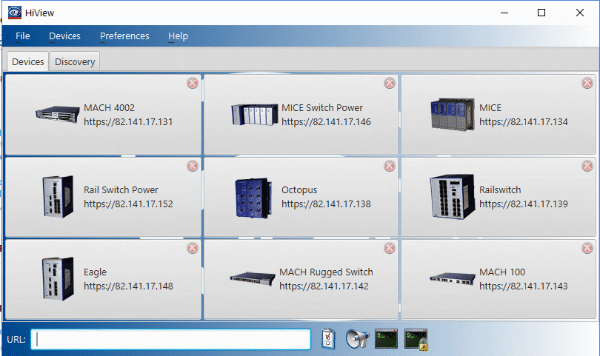 HiView Configurar Switches Hirschmann