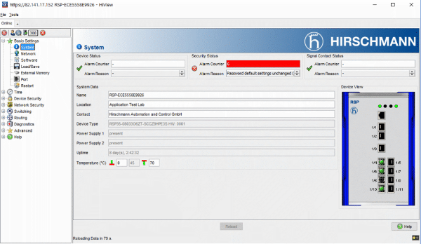 Configurar Switches Hirschmann