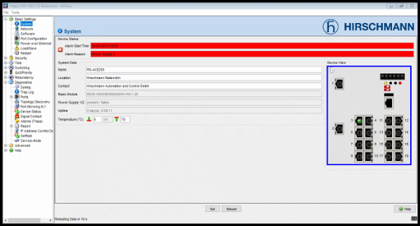 Configurar Switches Hirschmann