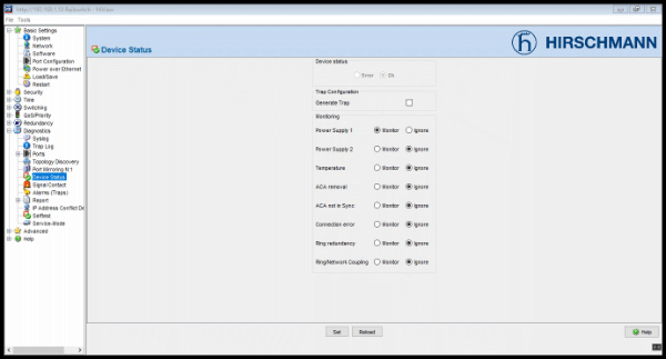 Configurar Switches Hirschmann