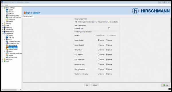 Configurar Switches Hirschmann