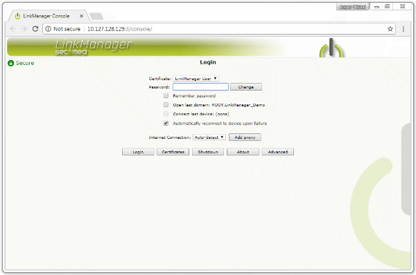 Configurar LinkManager Secomea