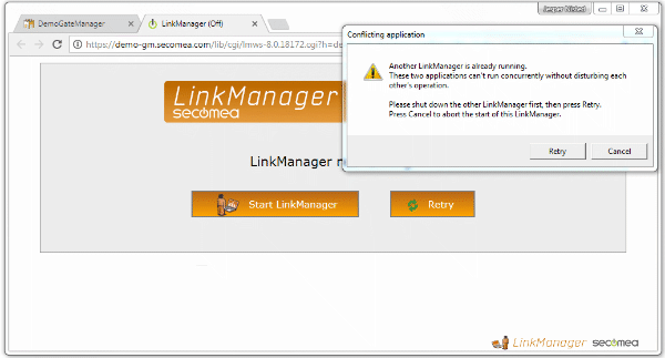 Configurar LinkManager Secomea